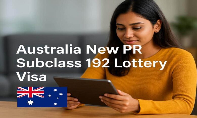 Australia New PR Subclass 192 Lottery Visa