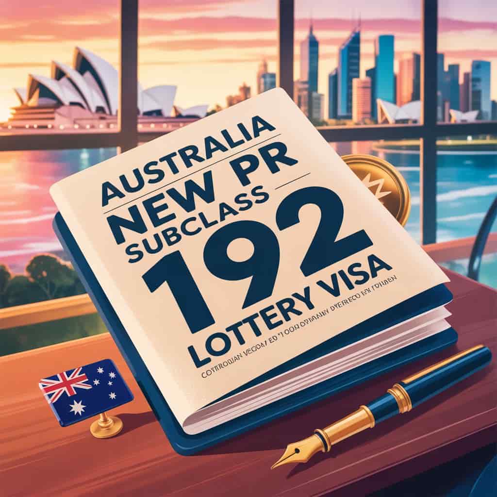 Australia New PR Subclass 192 Lottery Visa