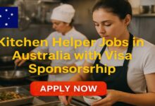 Kitchen Helper Jobs in Australia with Visa Sponsorship