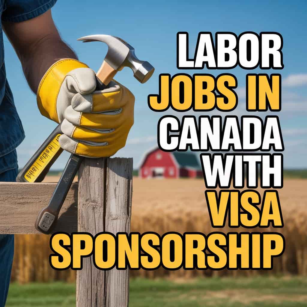 Labor Jobs in Canada with Visa Sponsorship
