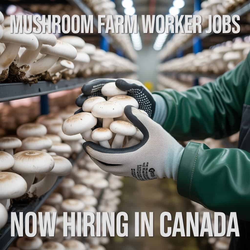 Mushroom Farm Worker Jobs in Canada