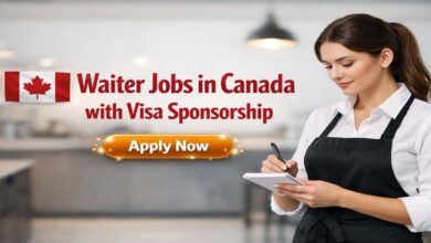 Waiter Jobs in Canada with Visa Sponsorship