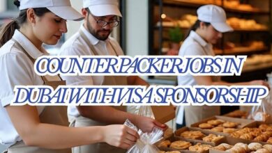 Counter Packer Jobs in Dubai With Visa Sponsorship