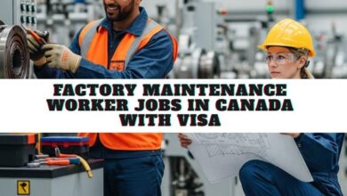 Factory Maintenance Worker Jobs in Canada with Visa