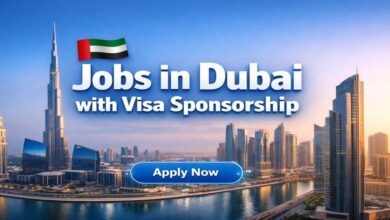 Jobs in Dubai with Visa Sponsorship