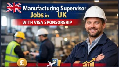 Manufacturing Supervisor Jobs in UK With Visa Sponsorship