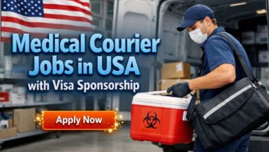 Medical Courier Jobs in USA with Visa Sponsorship