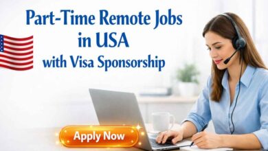 Part-Time Remote Jobs in USA with Visa Sponsorship