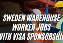 Sweden Warehouse Worker Jobs with Visa Sponsorship