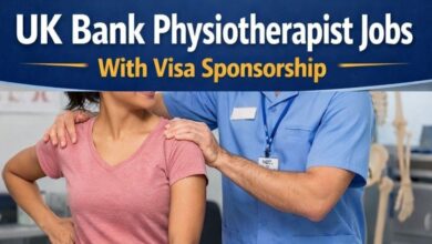 UK Bank Physiotherapist Jobs With Visa Sponsorship