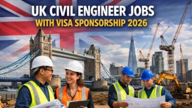UK Civil Engineer Jobs With Visa Sponsorship
