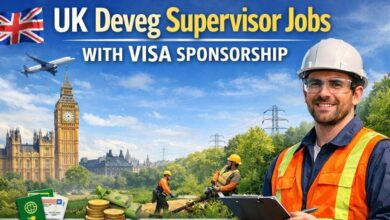 UK Deveg Supervisor Jobs with Visa Sponsorship