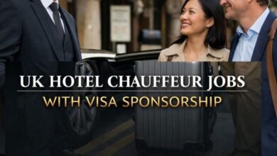UK Hotel Chauffeur Jobs With Visa Sponsorship