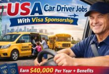 USA Car Driver Jobs With Visa Sponsorship