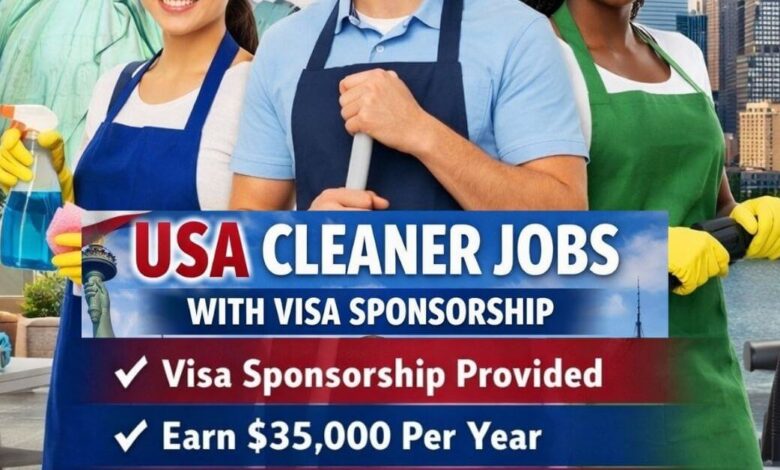USA Cleaner Jobs with Visa Sponsorship