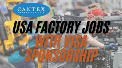 USA Factory Jobs with Visa Sponsorship