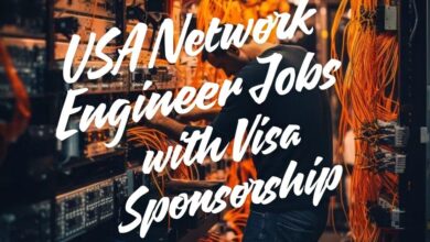 USA Network Engineer Jobs with Visa Sponsorship