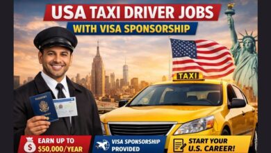 USA Taxi Driver Jobs With Visa Sponsorship