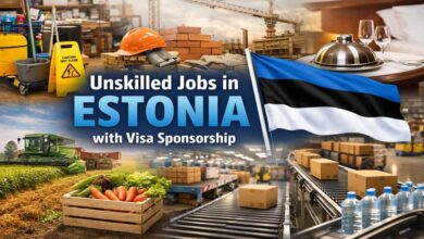 Unskilled Jobs in Estonia with Visa Sponsorship