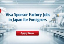 Visa Sponsor Factory Jobs in Japan for Foreigners