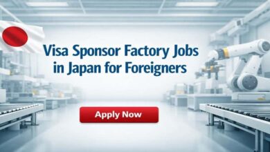 Visa Sponsor Factory Jobs in Japan for Foreigners