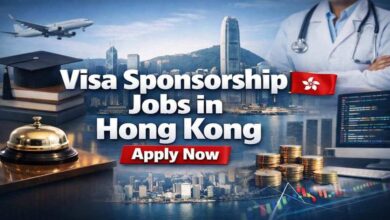 Visa Sponsorship Jobs in Hong Kong