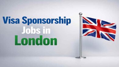Visa Sponsorship Jobs in London