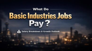 What do Basic Industries Jobs Pay