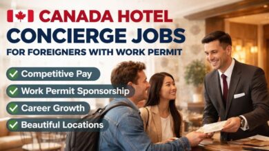 Canada Hotel Concierge Jobs For Foreigners with Work Permit