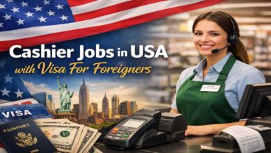 Cashier Jobs in USA with Visa For Foreigners
