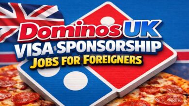 Dominos UK Visa Sponsorship Jobs for Foreigners