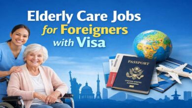 Elderly Care Jobs for Foreigners with Visa