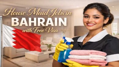 House Maid Jobs in Bahrain with Free Visa