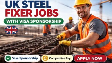 UK Steel Fixer Jobs with Visa Sponsorship
