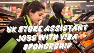 UK Store Assistant Jobs with Visa Sponsorship