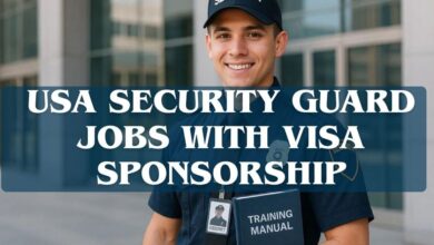 USA Security Guard Jobs with Visa Sponsorship