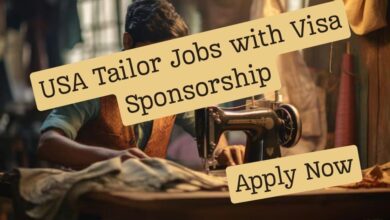 USA Tailor Jobs with Visa Sponsorship