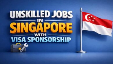 Unskilled Jobs in Singapore with Visa Sponsorship