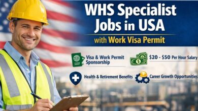 WHS Specialist Jobs in USA with Work Visa Permit