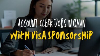 Account Clerk Jobs in Oman with Visa Sponsorship