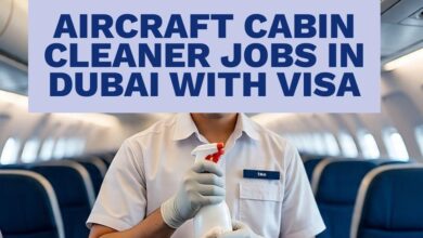 Aircraft Cabin Cleaner Jobs in Dubai with Visa