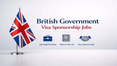 British Government Visa Sponsorship Jobs