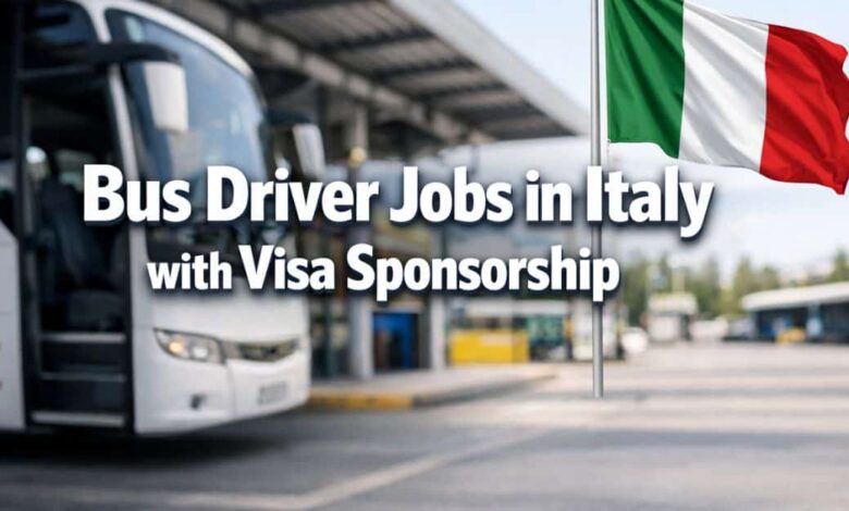Bus Driver Jobs in Italy with Visa Sponsorship