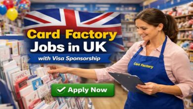Card Factory Jobs in UK with Visa Sponsorship