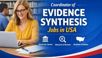 Coordinator of Evidence Synthesis Jobs in USA