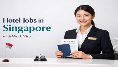 Hotel Jobs in Singapore with Work Visa