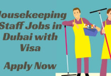 Housekeeping Staff Jobs in Dubai with Visa
