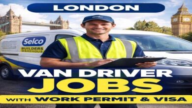 London Van Driver Jobs with Work Permit and Visa