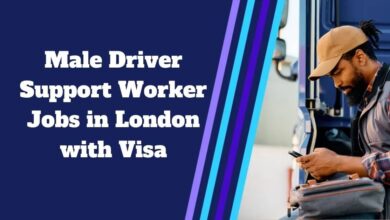 Male Driver Support Worker Jobs in London with Visa