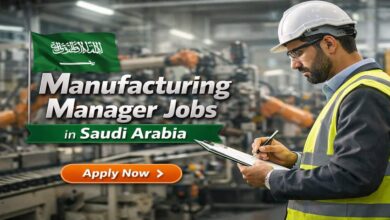 Manufacturing Manager Jobs in Saudi Arabia
